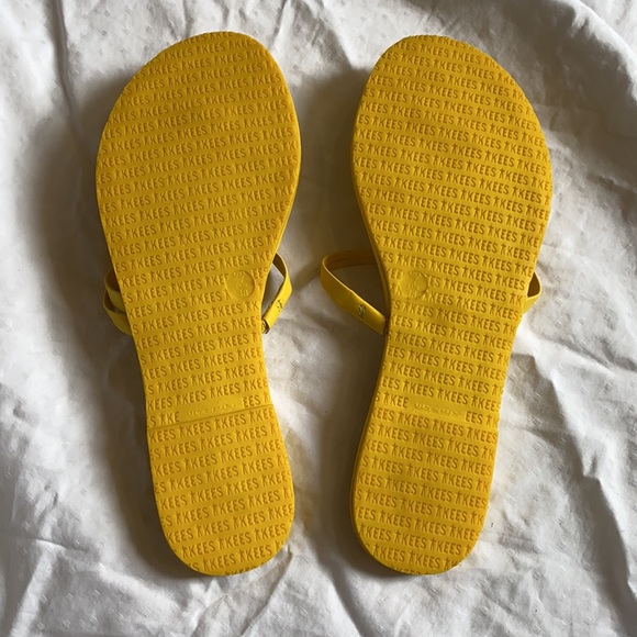 Tkees sandals Sarit in Yellow US 7 - Picture 3 of 4